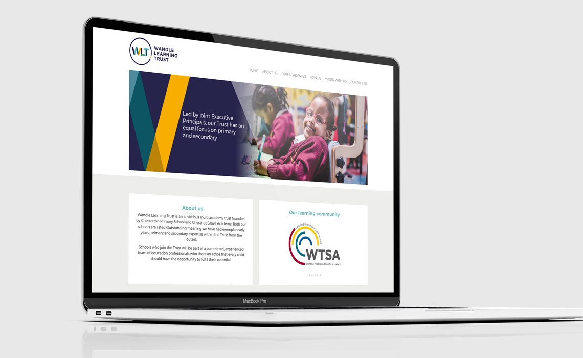 Chesterton Primary School example of school and multi academy trust website and marketing provided by Communitas PR
